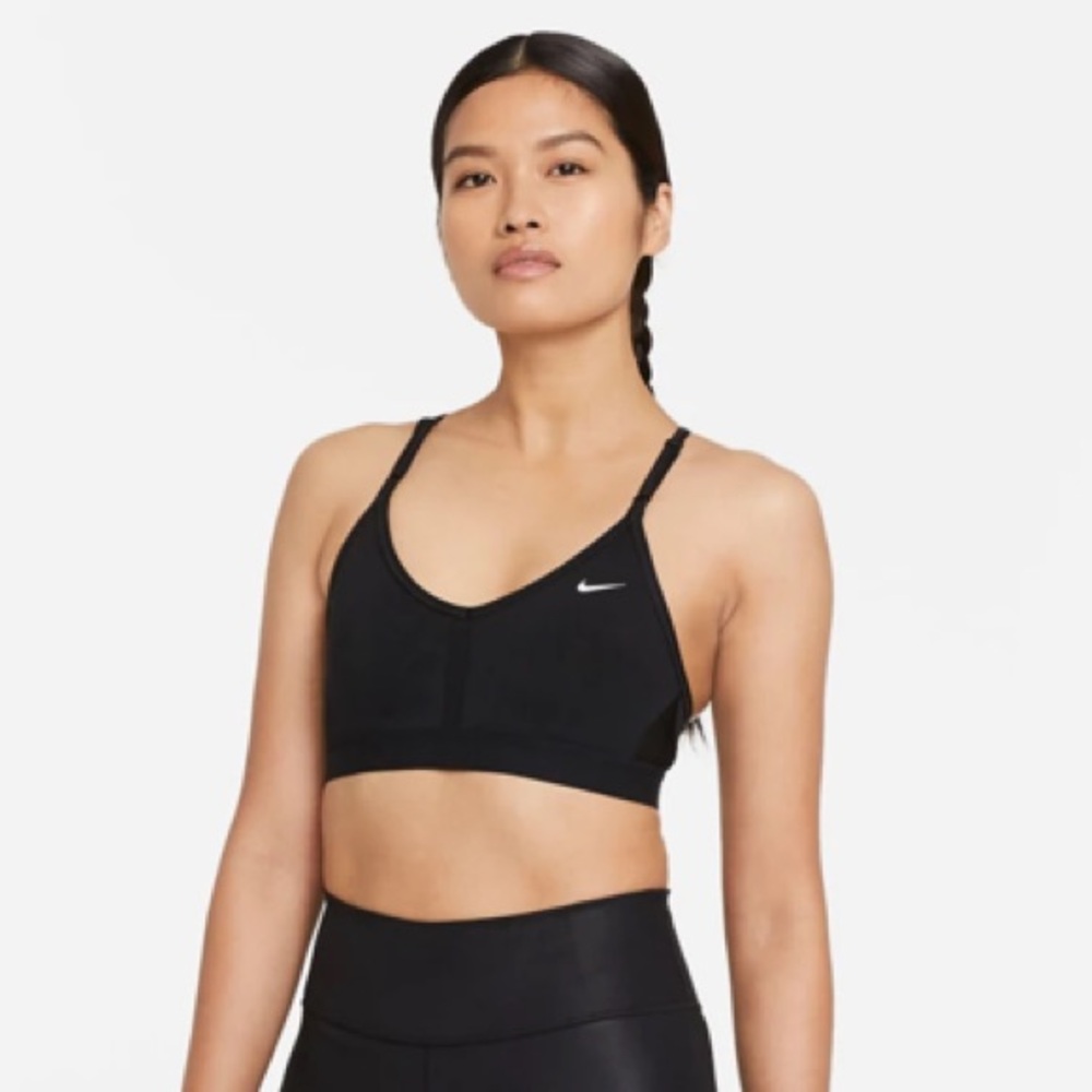 Nike Women's Dri-FIT Indy Light-Support Padded V-Neck Sports Bra medium - Picture 3 of 11